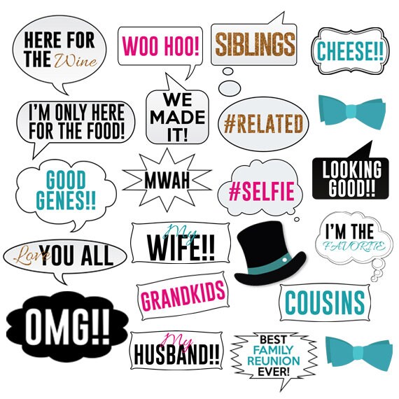Familie Bild Photo Booth Family Day Photo Booth Props