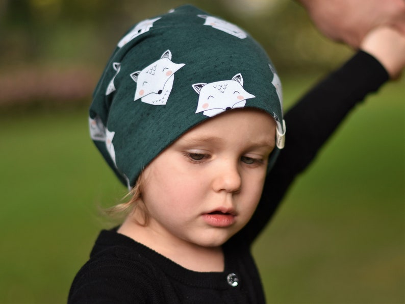 Beanie sewing pattern, baby and adult hat pattern,digital child beanie slouchy beanie pdf, baby beanie sewing patern Baby hat Toddler beanie image 3