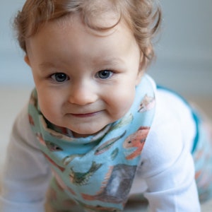 bandana bib sewing pattern, pdf bandana bib, bibdana pattern, baby bandana pattern, bibdana drool bib download, dribble bib sewing pattern image 5