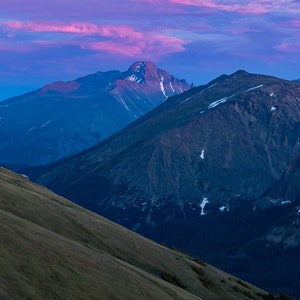 Longs Peak - Sunset - Colorado - Digital Download for Prints