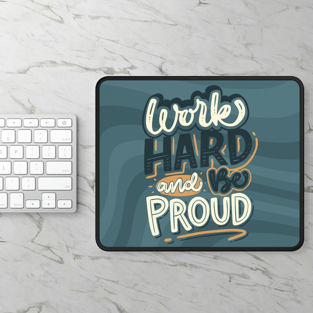 Work Hard and Be Proud Work Quotes Office Supplies Etsy