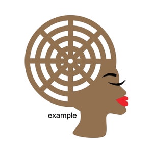 Diva Wreath Rail: Afro Woman, Door Hanger, Wood Blank (Tutorial)