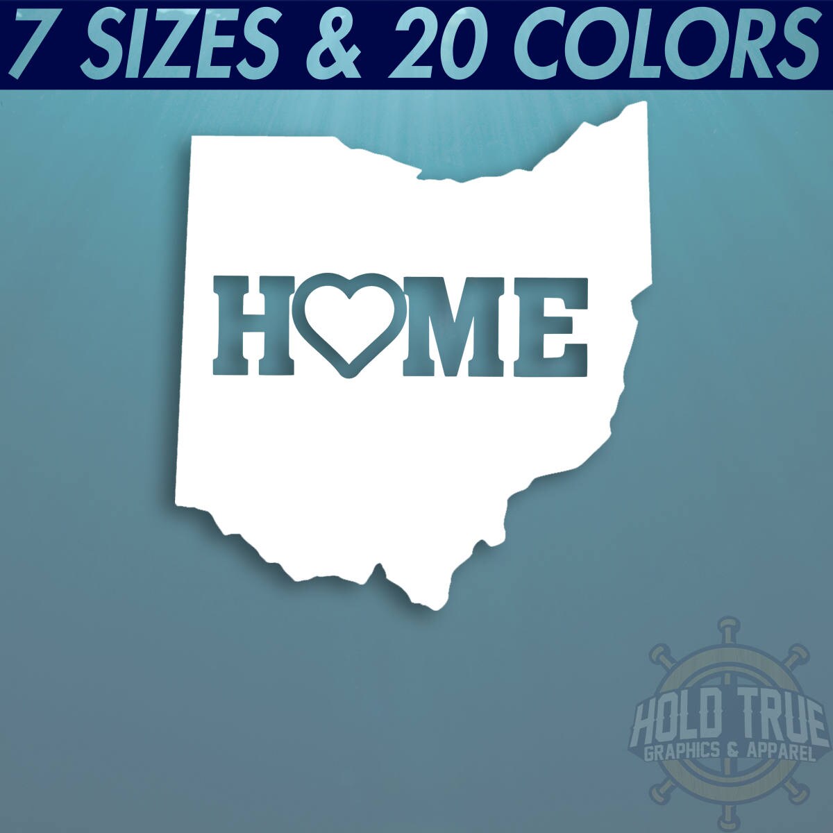 Ohio Decal PICK COLOR and SIZE Ohio Home Decal Oh Decal Etsy