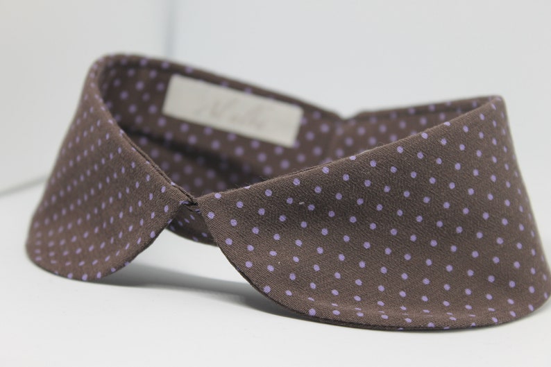 Peter pan collar polka dot detachable collar peter pan for her Peter pan collar for Mother day fake collar for your mom and grandmother