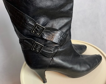 Vintage black boots