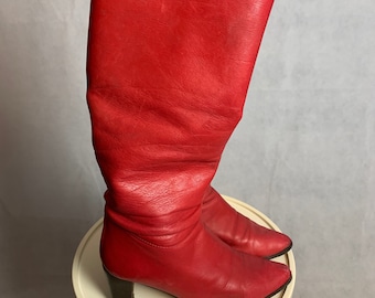 Vintage leather boots