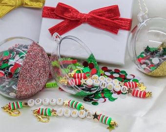 Custom Christmas Keychain Gift Set