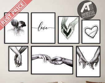 Holding Hands Art Etsy Holding Hands Art Etsy