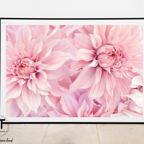 Pink Peony Wall Art Floral Wall Decor DIGITAL DOWNLOAD Etsy