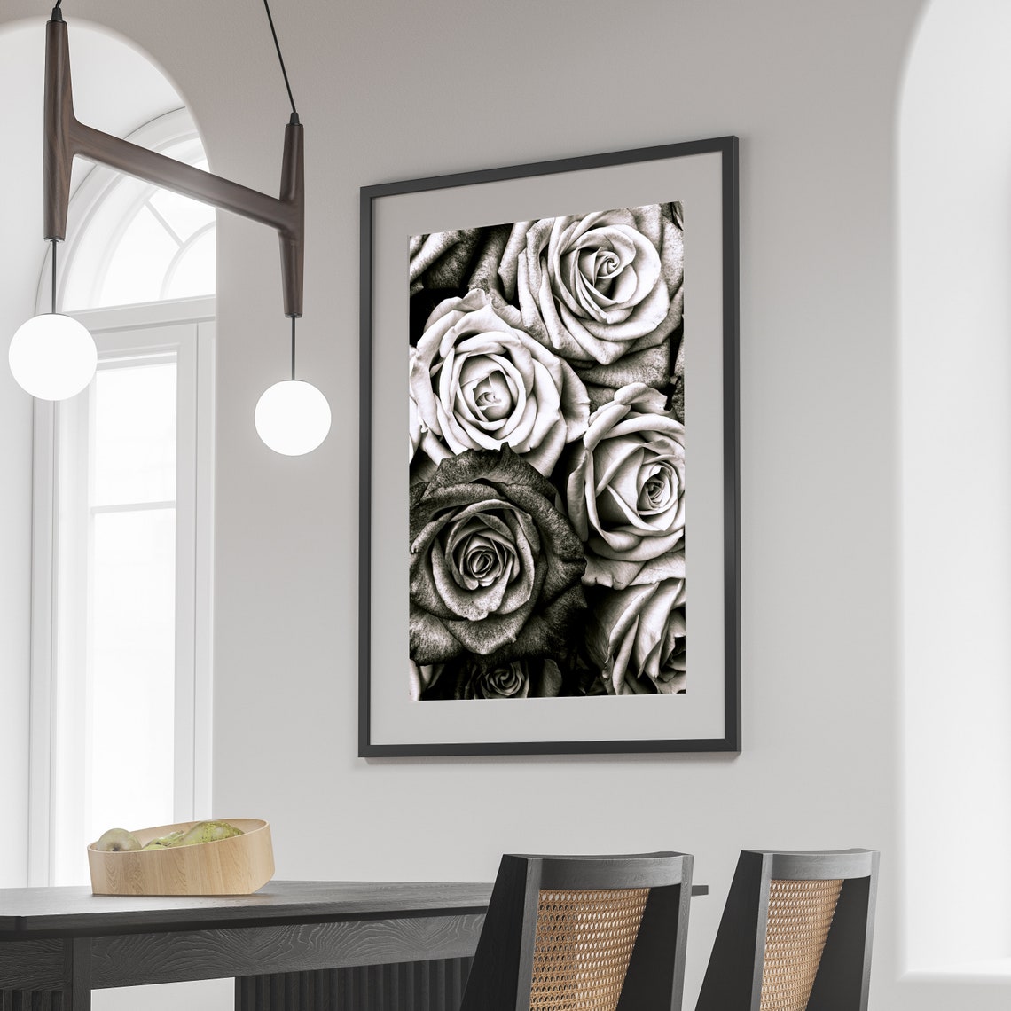 Fashion Wall Art Set Prints Black and White Fashion Woman Etsy