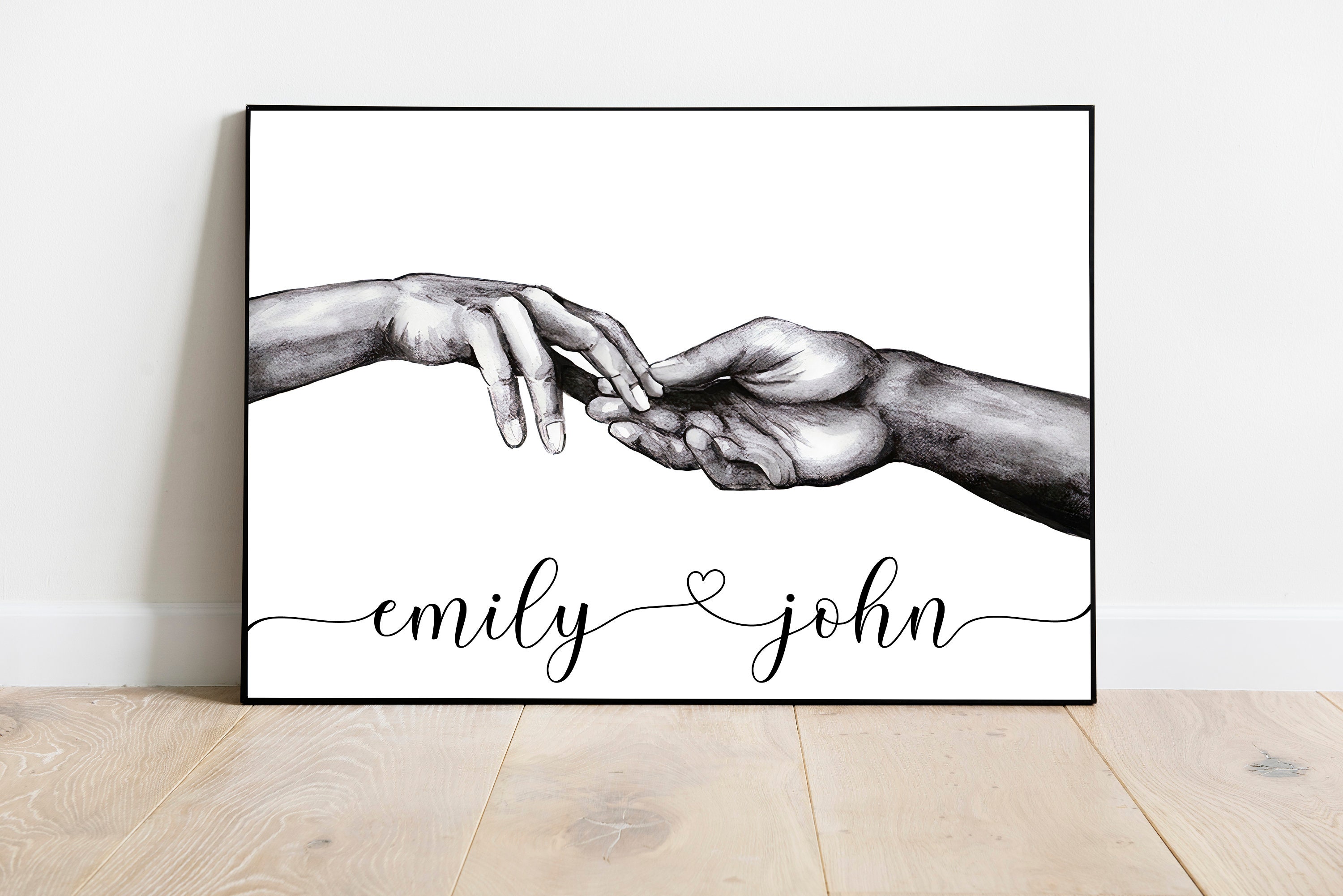 Personalized Engagement Print Engagement Gift Couples Gift Etsy
