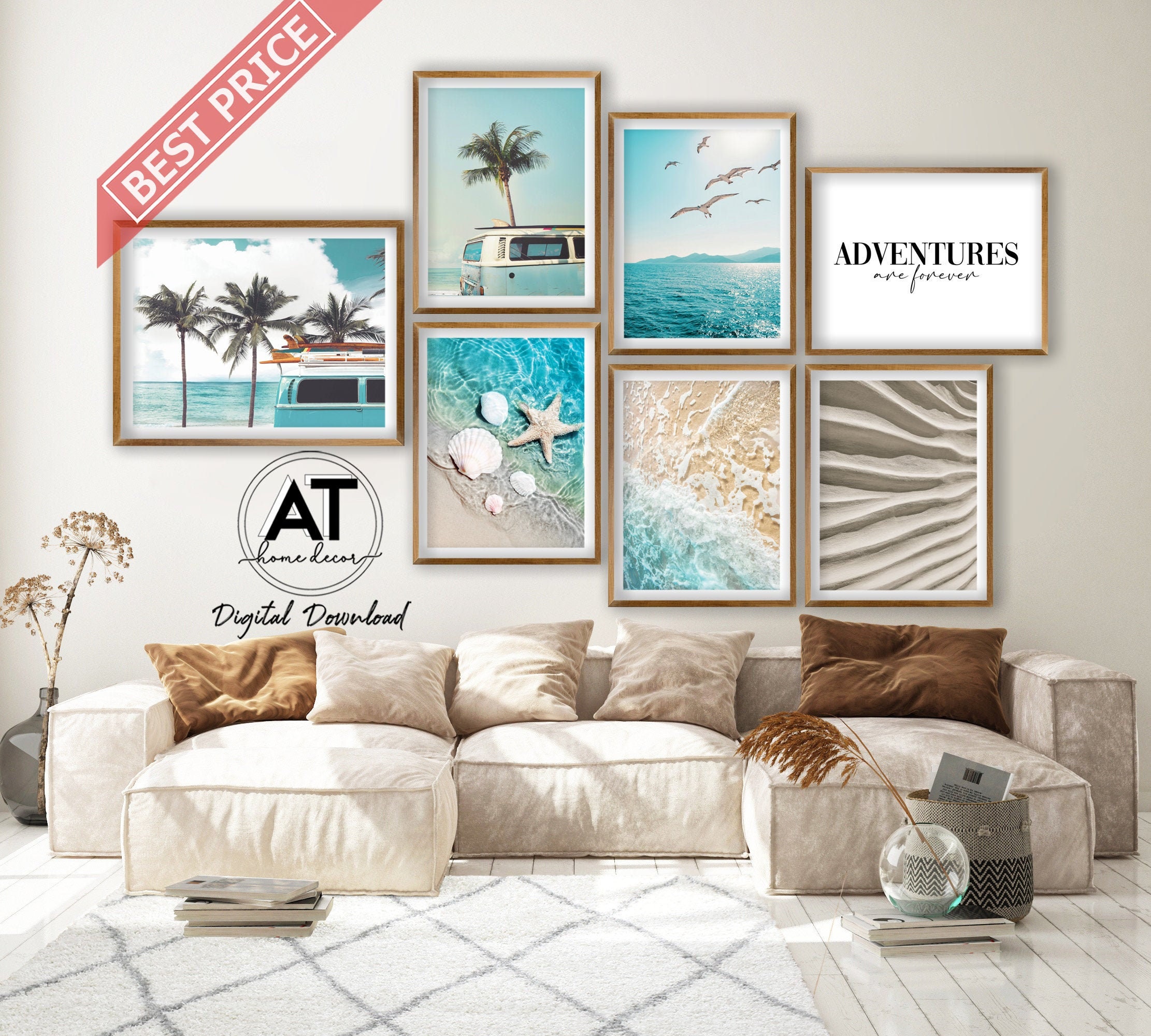 Beach Wall Art Prints Beach Print Beach Decor Ocean Print Etsy