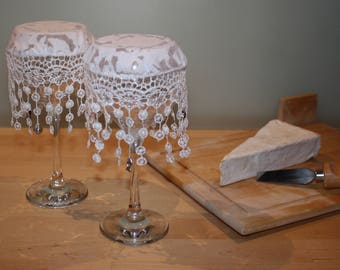 Handgemaakt deksel van glas of kan: bescherming tegen vliegen voor drankjes, cadeau voor barbecue, housewarming, zomer