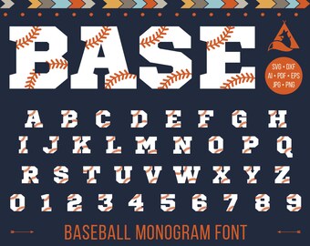 Baseball Font Svg, Baseball Monogram, Softball Alphabet Svg, Baseball Laces Letters Svg Dxf Png Jpg Eps Pdf Cricut Design Silhouette Iron on