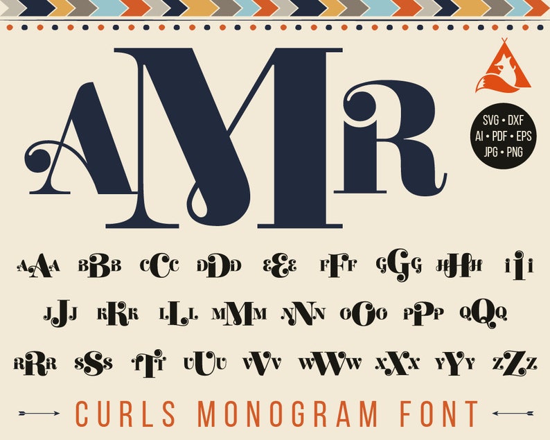 Download Curls Font Svg Monogram Alphabet Svg Cut Files Curlz ...