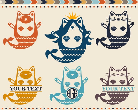 Free Free 76 Mermaid Cat Svg SVG PNG EPS DXF File