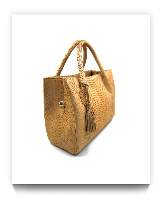 snakeskin bag