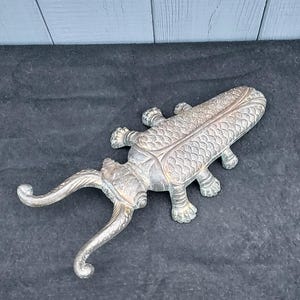 antique vintage cast brass boot jack