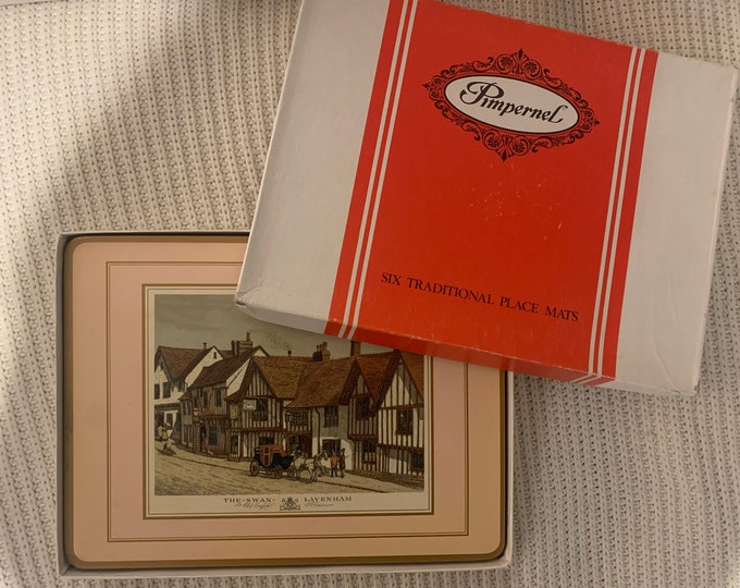 Vintage Pimpernel Placemats Old English Inn Edition Etsy