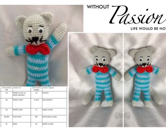 Tuto Chat Crochet Etsy