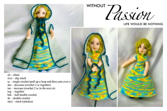 passion crochet barbie