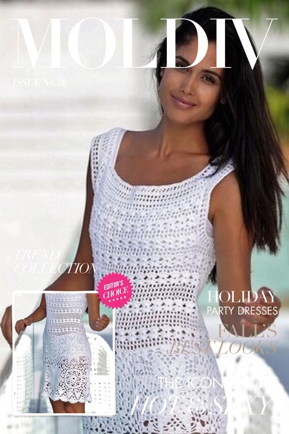 white cotton crochet dress