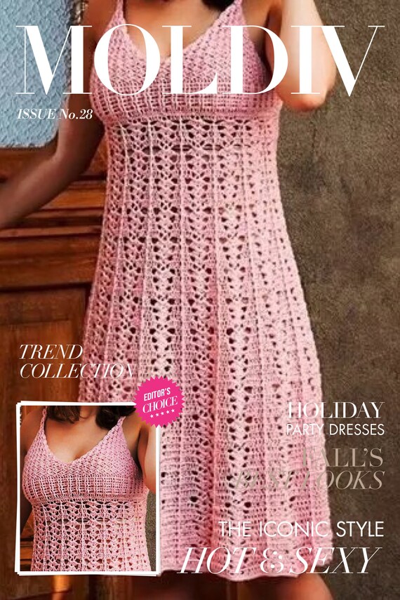 Modele Robe Pour Femme Crochet Schemas Et Diagrammes Etsy