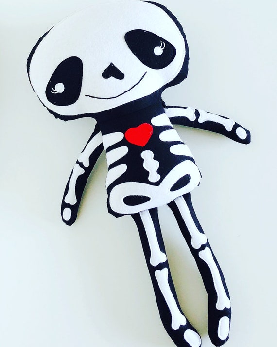 skeleton soft toy