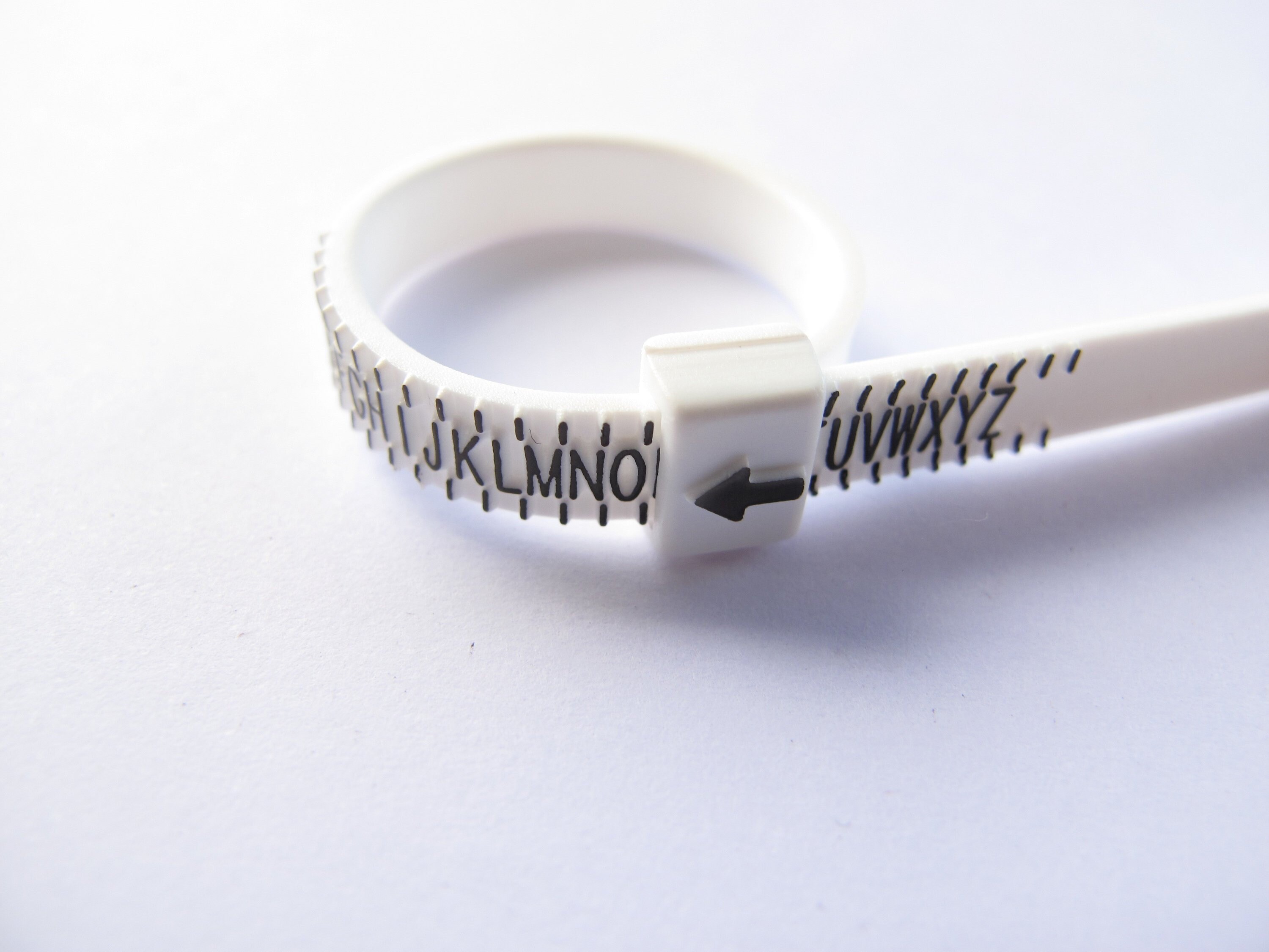 Adjustable ring sizer, UK/AU sizing
