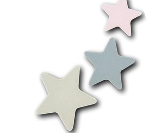 Complementary set for our wooden letters I stars in a set of 3