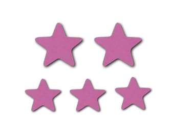 Supplementary set for wooden letters I 5 small stars