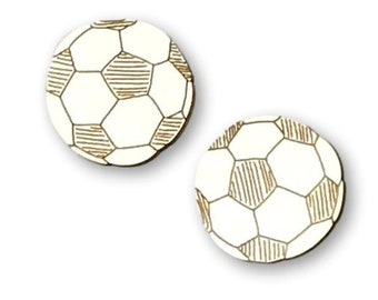 Supplementary set for wooden letters 7 cm I 2 footballs