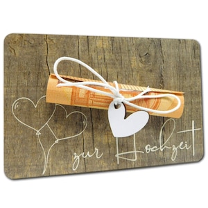 Geldgeschenk Hochzeitsgeschenk I zur Hochzeit I Hochzeitskarte I Hochzeit I Geldgeschenke I Geldverpackung I Geld von Herzen verschenken