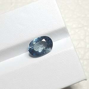 AAA Moss Aquamarine faceted oval gemstone 10.6x7.6x5.2MM size. Natural Santa Maria Aquamarine loose gemstone for jewelry.