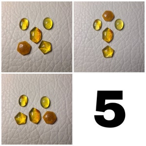 Natürliches Baltisches Bernstein Cabochon. Bernstein Edelstein Schmuck.