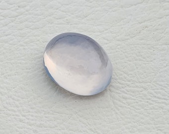 Natural Lavender Quartz Cabochon 18.5x14MM oval Shape. Lavender Quartz gemstone.