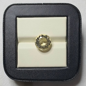 Scapolite 11MM round gemstone. Natural Yellow Scapolite Round gemstone. Wernerite gemstone.