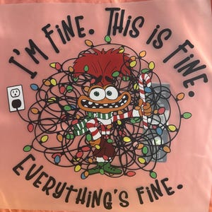 Transferencias DTF navideñas de Inside Out LISTAS PARA IMPRIMIR