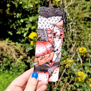 Garden Witch Bookmark, Book Gift, Cute Kawaii Reading Accessory, Bookish Gift, Stationery, Spooky Cute, Witchy Illustration, Ink Art, Garden