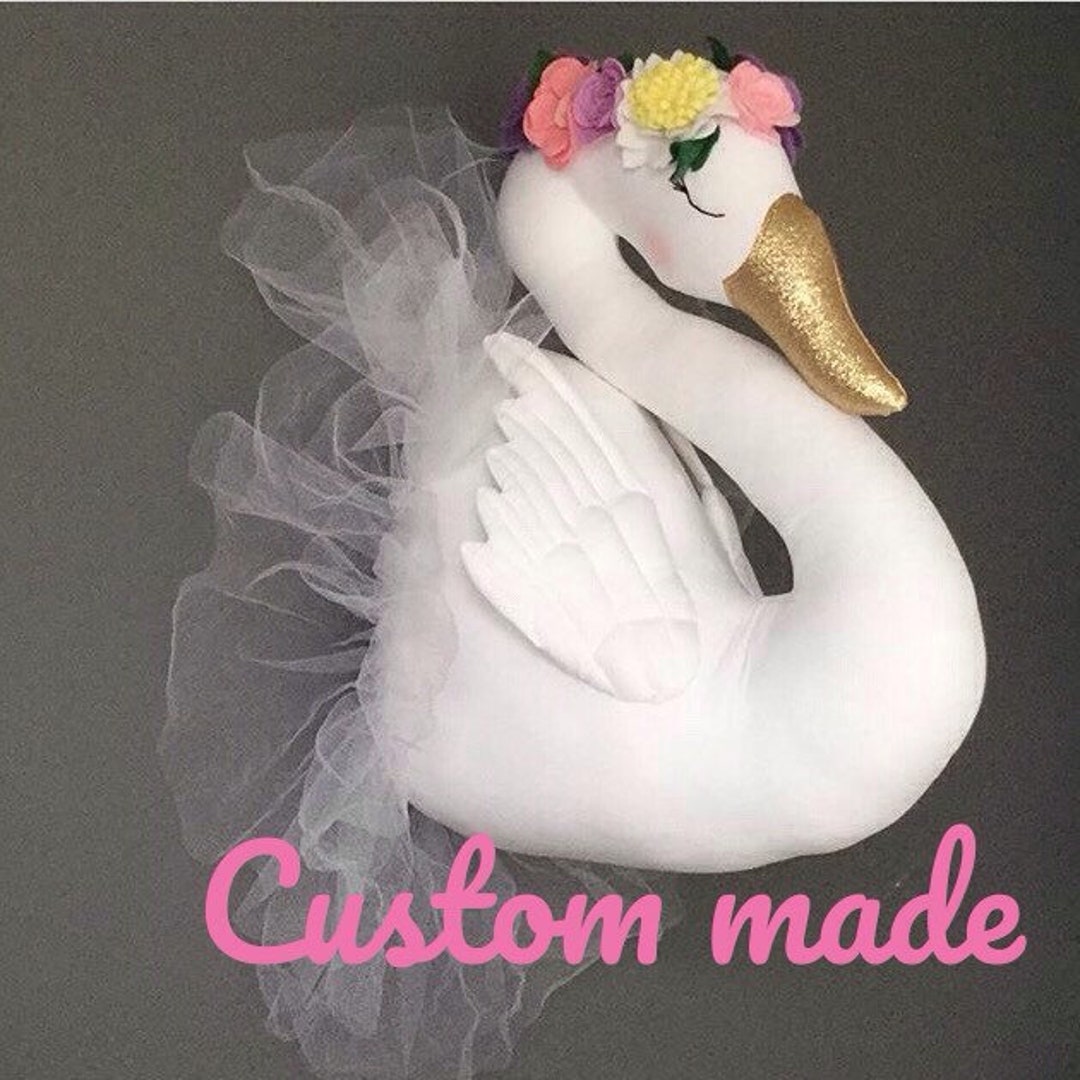 Handmade Swan Swan Swan Wall Head Swan Wall Mount Swan - Etsy