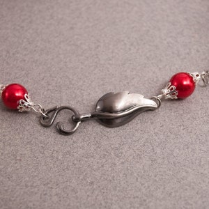 Rote Mohnblumen auf dem Feld - floral Schmuck-Set -u2012 Halskette -u2012 Ohrringe - Polymer Clay - 2012 Blumen Halskette Bild 7