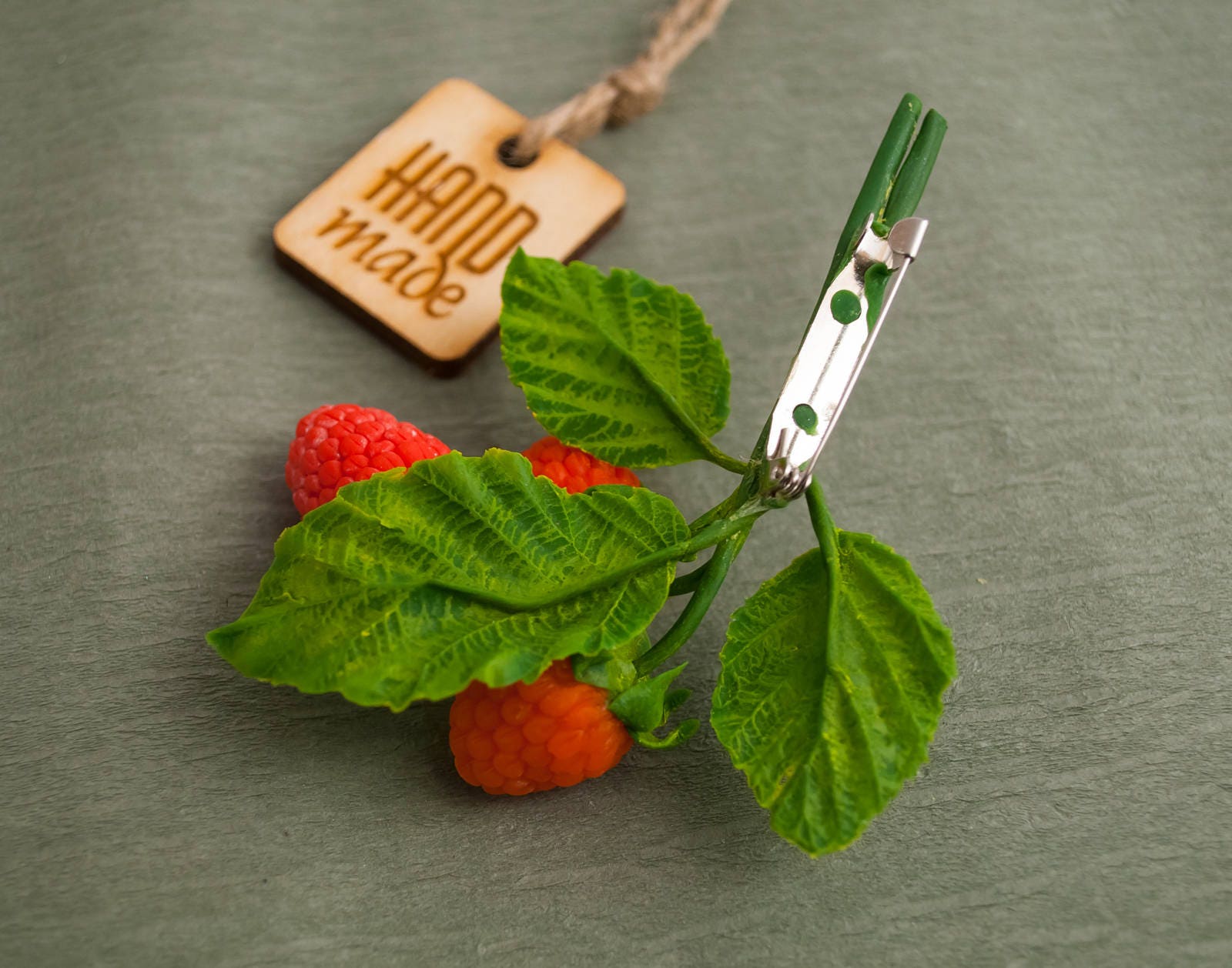 Raspberries Brooch Hair Clips Hair Twig Hair Pins Etsy
