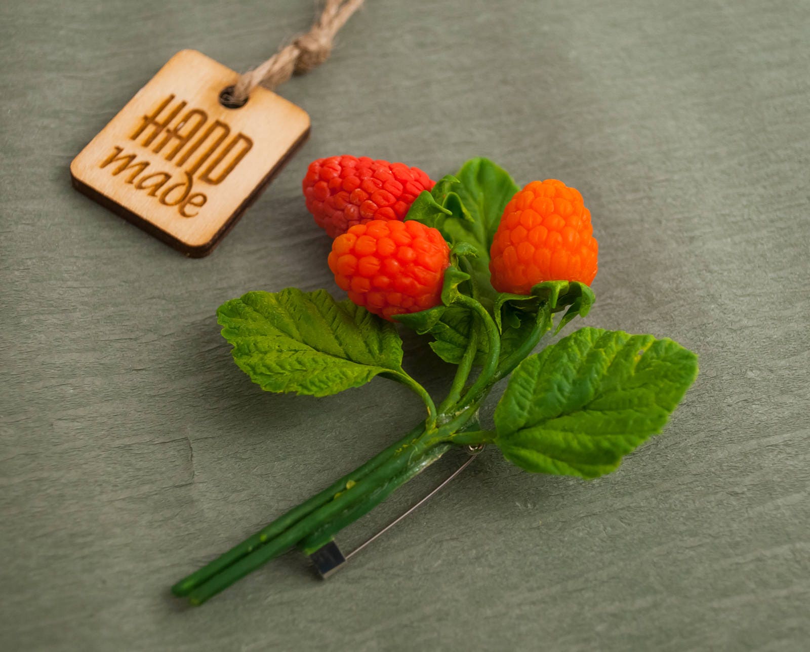 Raspberries Brooch Hair Clips Hair Twig Hair Pins Etsy