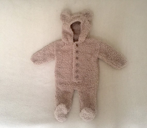 fluffy baby suit
