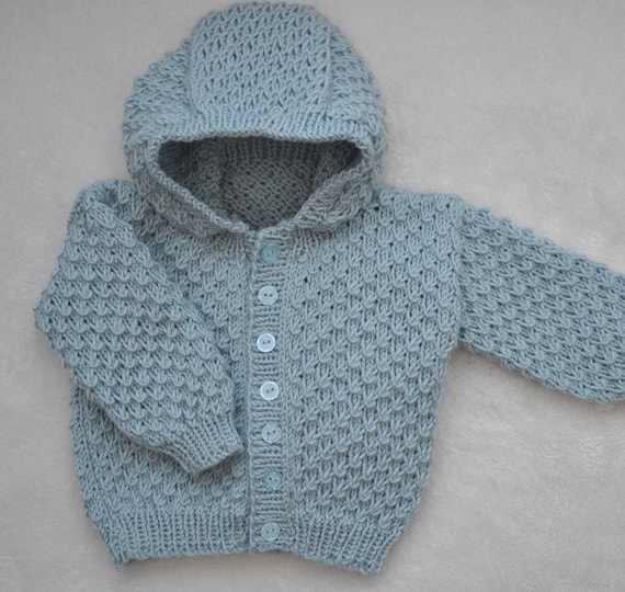 baby hooded cardigan