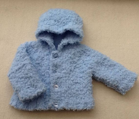 fluffy baby cardigan