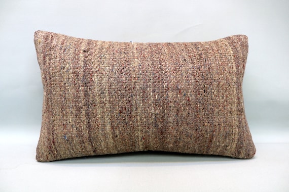 Cushion,Kilim Pillow,Turkish vintage kilim pillow Kilim Pillow Cover 12x20 Turkish Pillow,Lumber Pillow