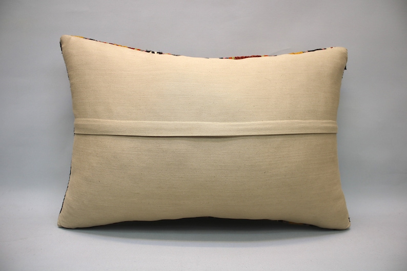 Cushion,Kilim Pillow,Turkish vintage kilim pillow Kilim Pillow Cover 16x24 Turkish Pillow,Lumber Pillow