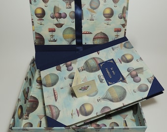 Photo Album with Box - Customizable 23x30 - Various Papers - Album with box - Made in Italy - Album with box