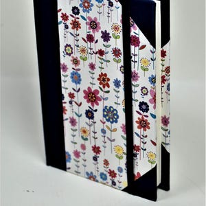 Diario 12x17 - con 144 fogli uniti avorio - carte fiori e varie